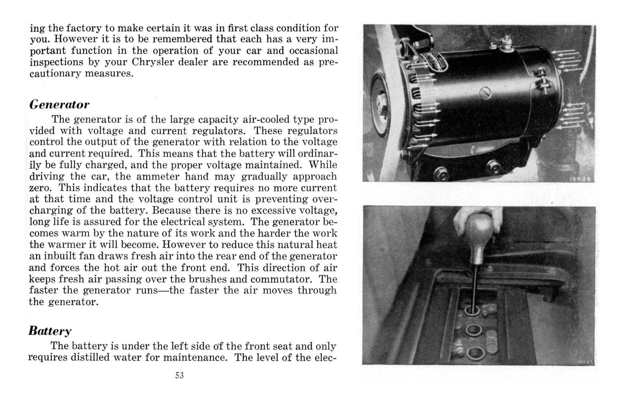 1939 Chrysler Owners Manual Page 16